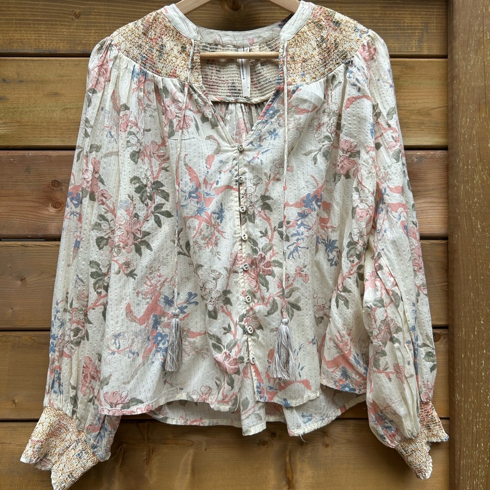 Boho Anthropologie women’s size S blouse